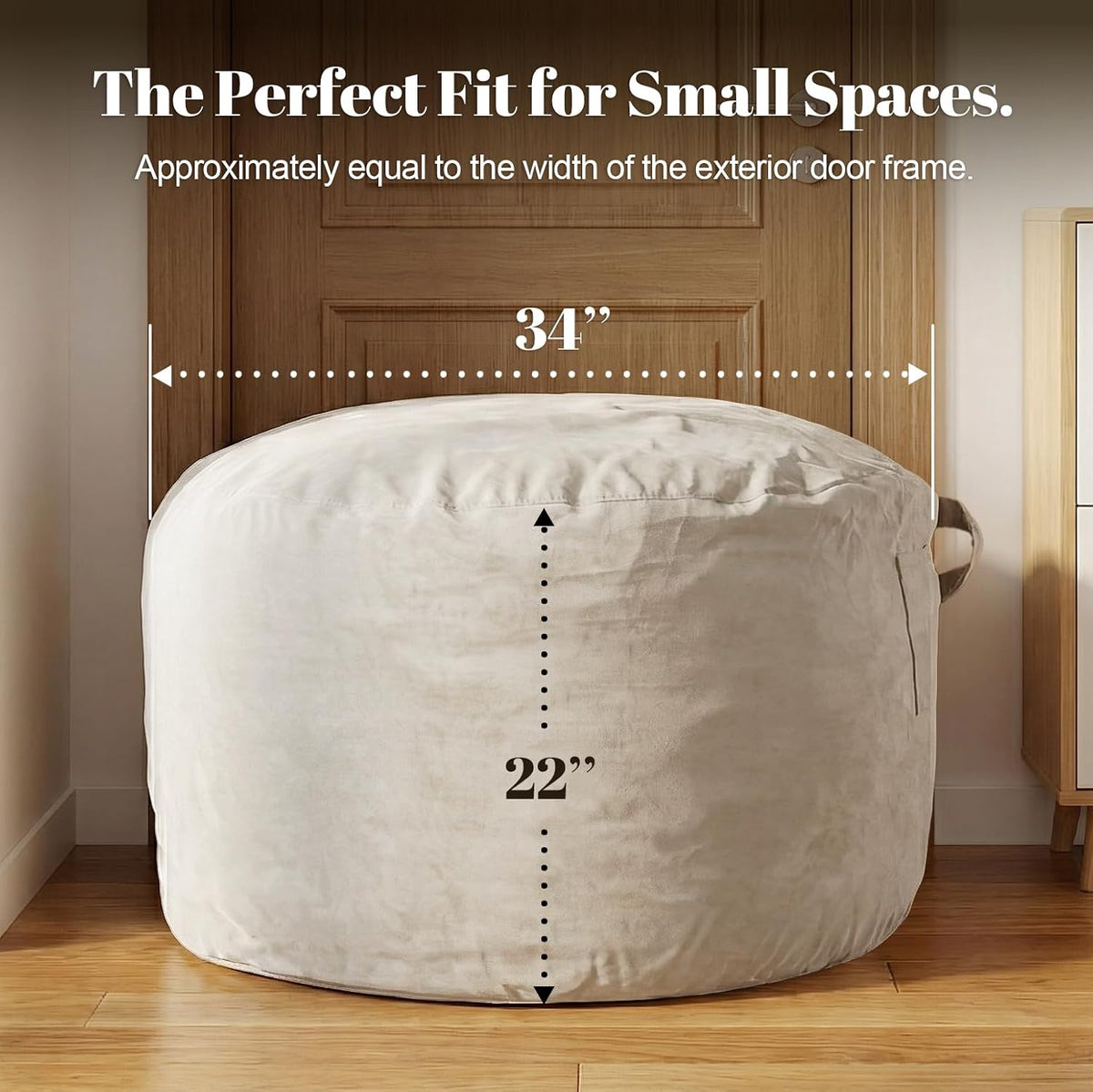 Soft conforming seating for reading, gaming and casual rest, fits adults and teens.